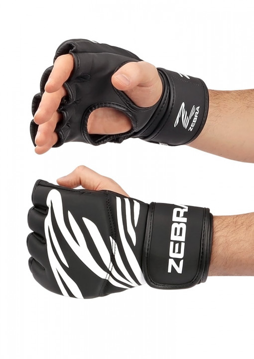 ZEBRA ATHLETICS: MMA FITNESS TRAINING HANDSKAR - SVART