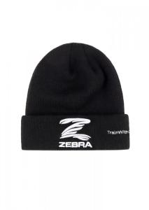 ZEBRA ATHLETICS: BEANIE - BLACK