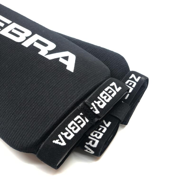 ZEBRA ATHLETICS: FITNESS BENSKYDD - SVART