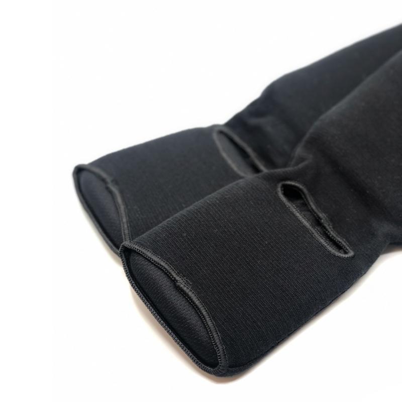 ZEBRA ATHLETICS: FITNESS BENSKYDD - SVART