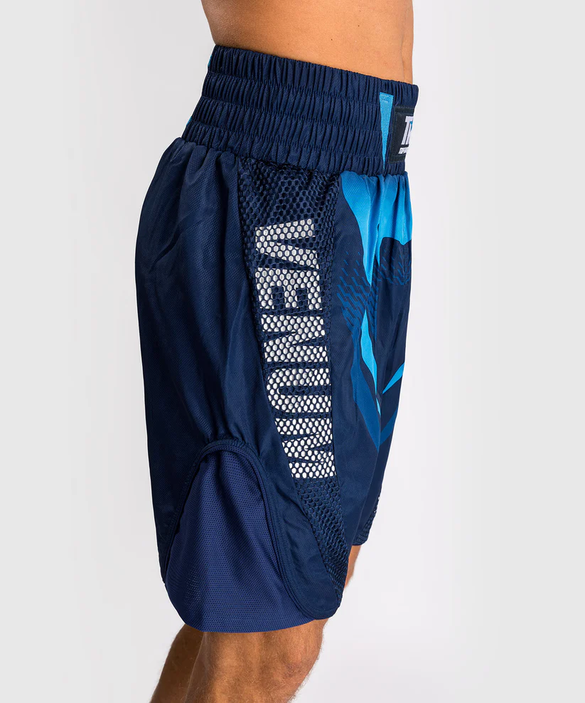VENUM: x TOP RANK ORIGINAL MEN'S BOXING SHORTS - NAVY BLUE