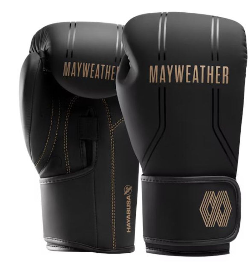 HAYABUSA: MAYWEATHER CONTENDER BOXNINGSHANDSKAR - SVART/GULD