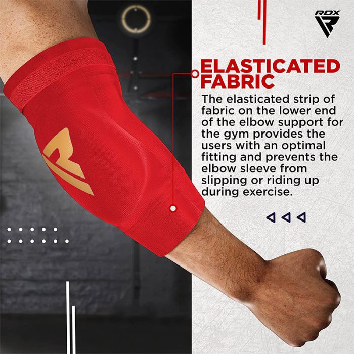 RDX: HY ELBOW SUPPORT PADS - RED