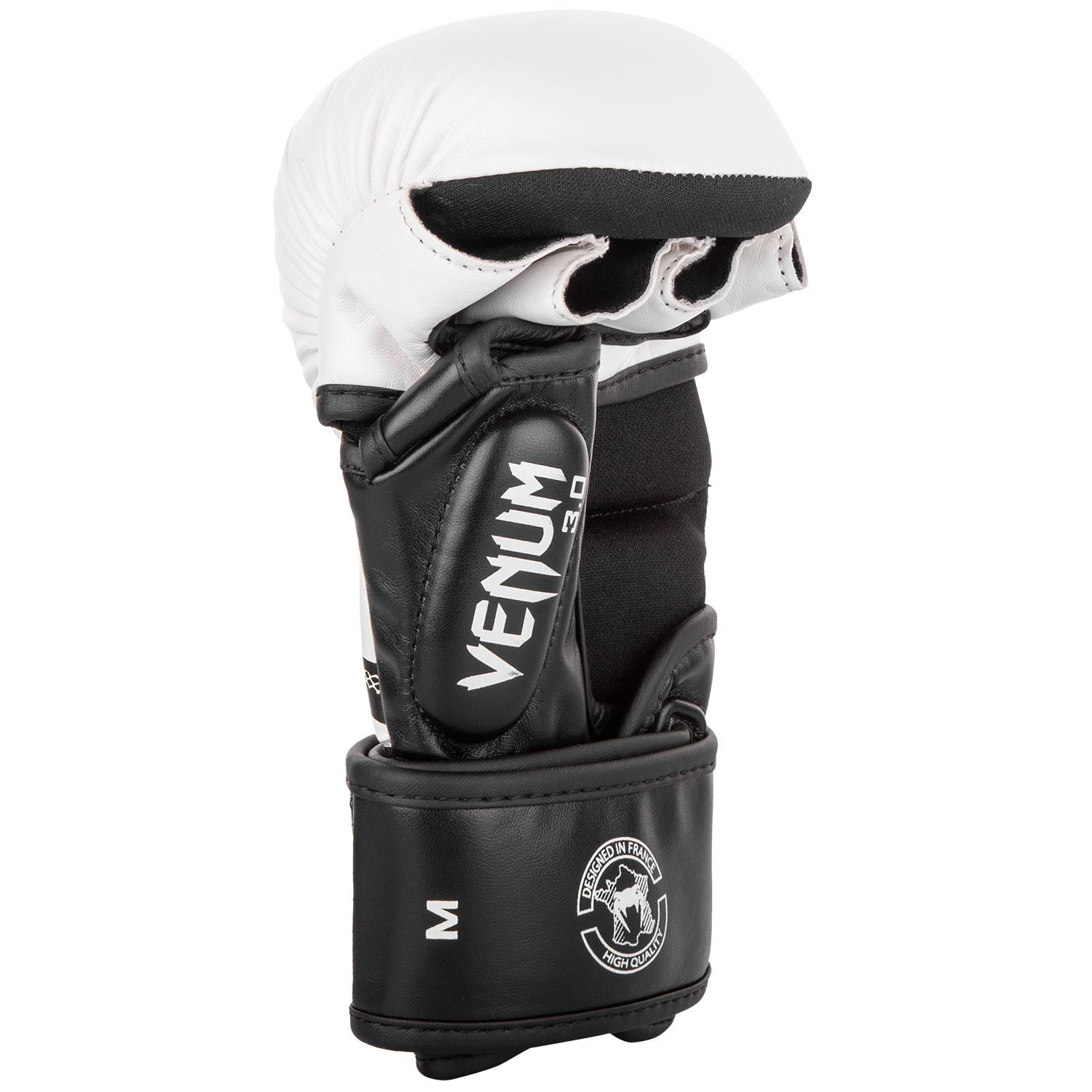 Venum Challenger 3.0 Sparring Gloves White Black MMA Training Striking Safety 