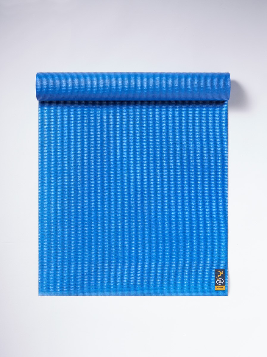 Fitness Mad Warrior Yoga Mat 4cm Blue