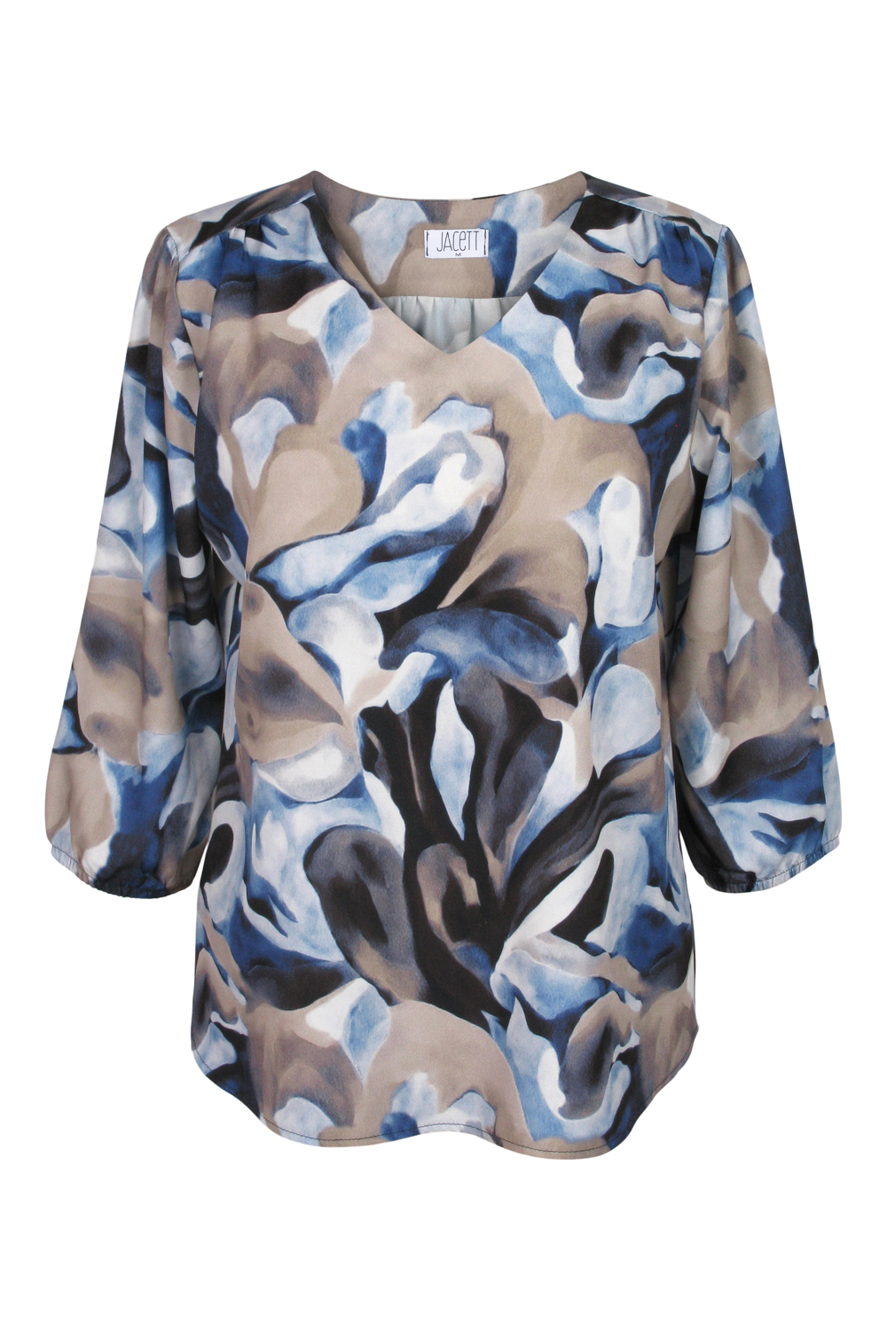 Blus med 3/4-lång ärm 752122