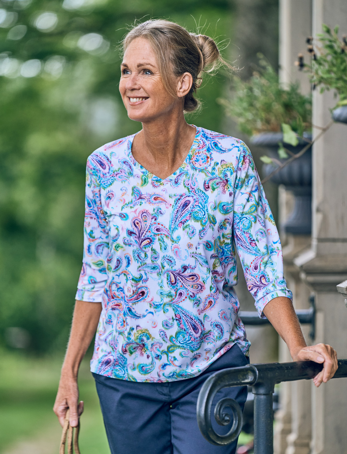 Topp med 3/4-ärm, 761318