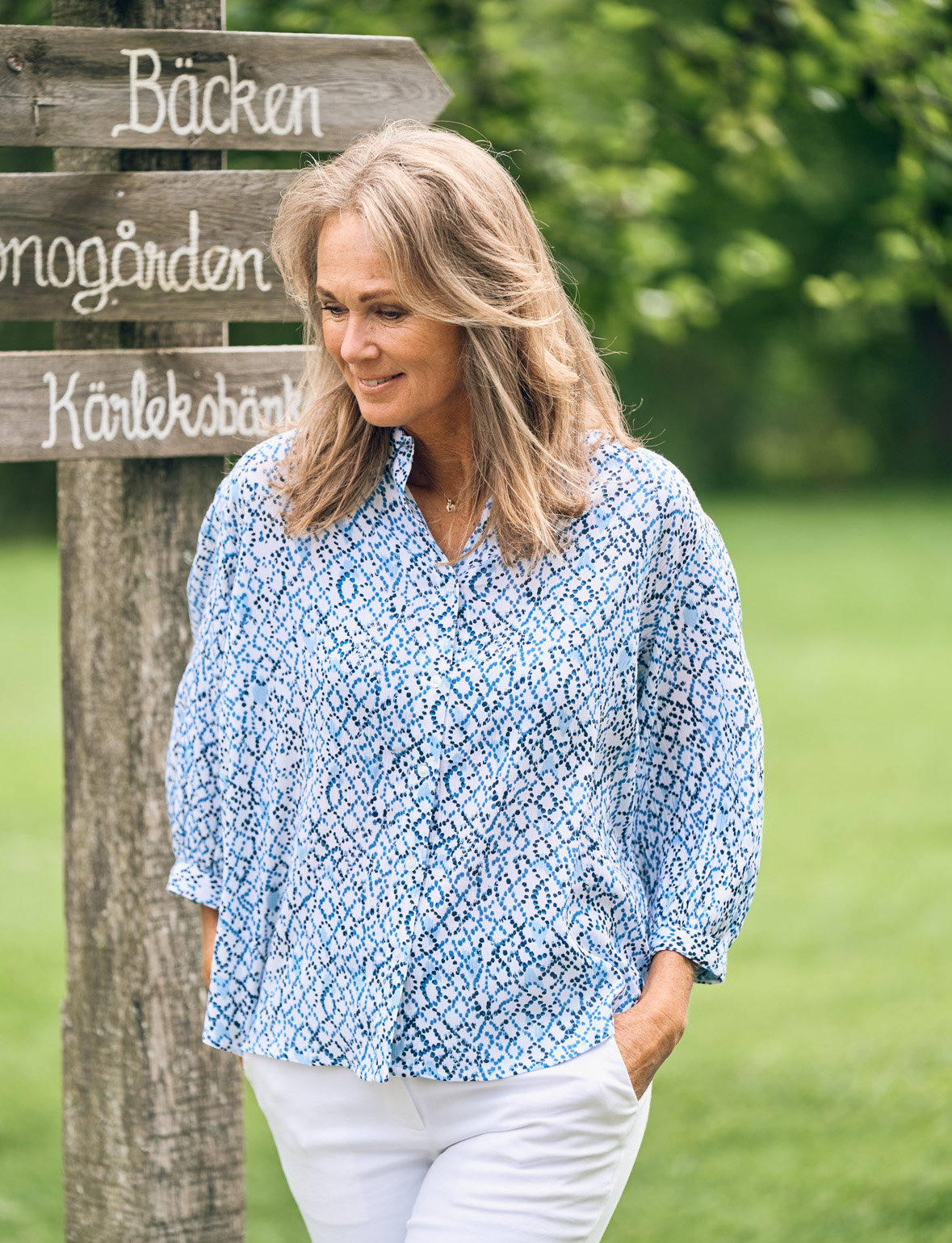 Blus i Viscose, 761509