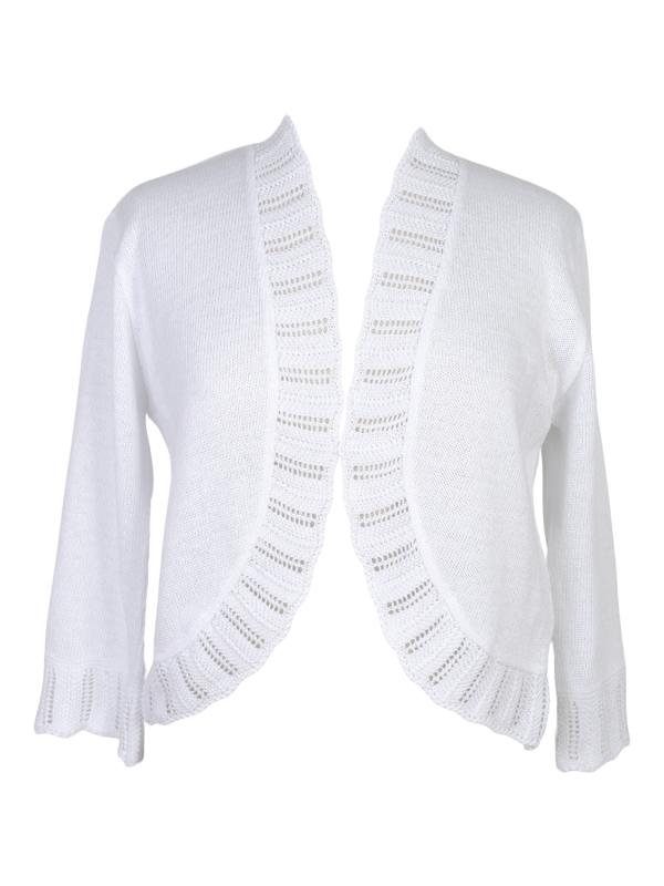 Stickad Boléro, 3/4-lång ärm 751515