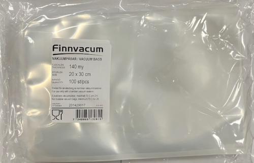 ​Finnvacum Släta Vakuumpåsar 20x30cm 100st