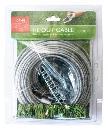 Active Canis Tie Out Cable Set 30 m