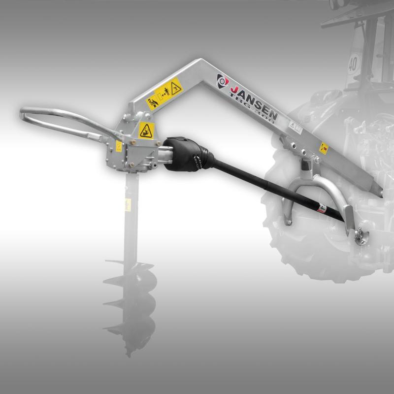 Traktor jordborrmaskin TBG-300, robust och kraftig