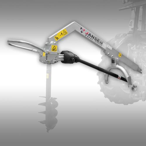 Traktor jordborrmaskin TBG-300, robust och kraftig