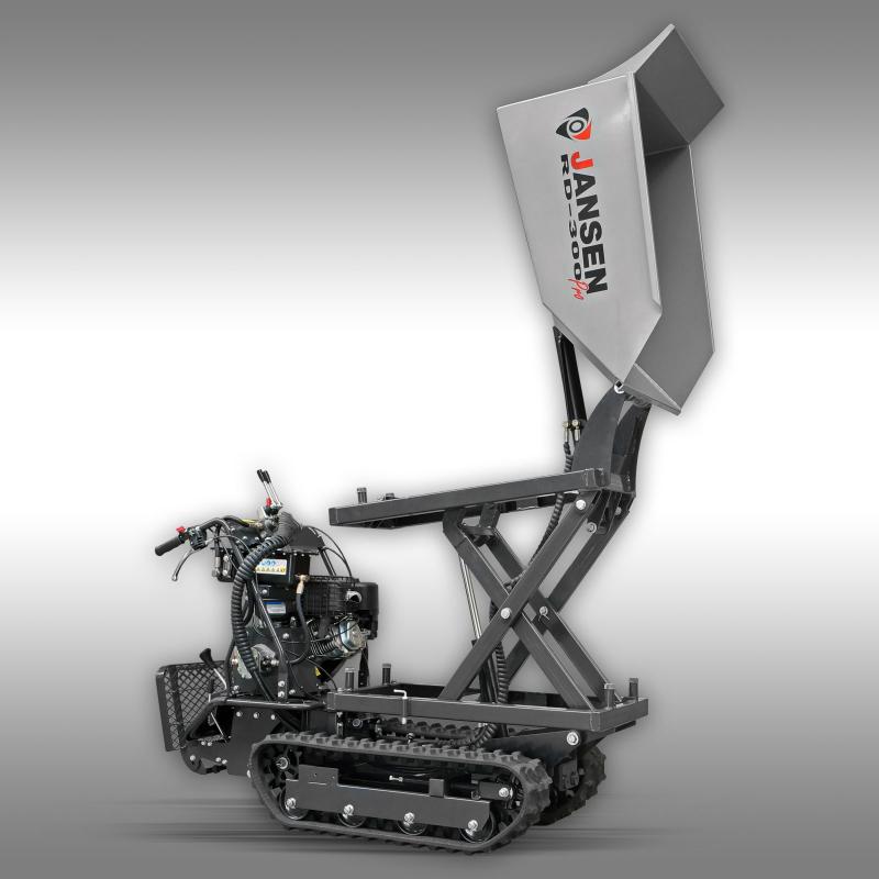 Banddumper RD-300pro, högtippning