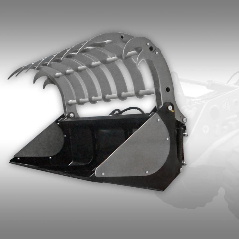 Krokodilgrep GS-240, klämskopa, frontlastare