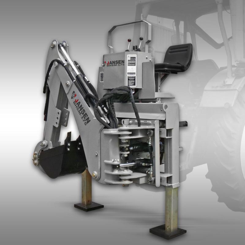 Bakgrävare/traktorgrävare BHSM-175 inkl. 30 cm skopa