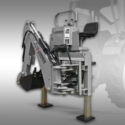 Bakgrävare/traktorgrävare BHSM-175 inkl. 30 cm skopa