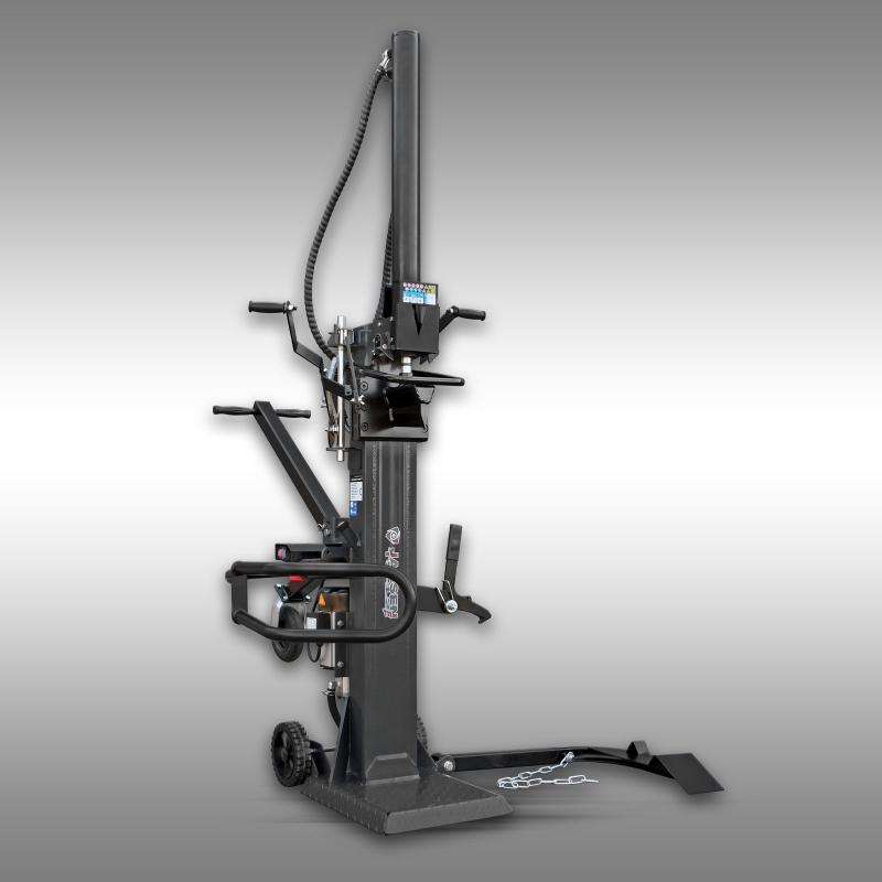 Vedklyv Jansen TS-12E, 12 ton med stocklyft, 3,3 kW elmotor