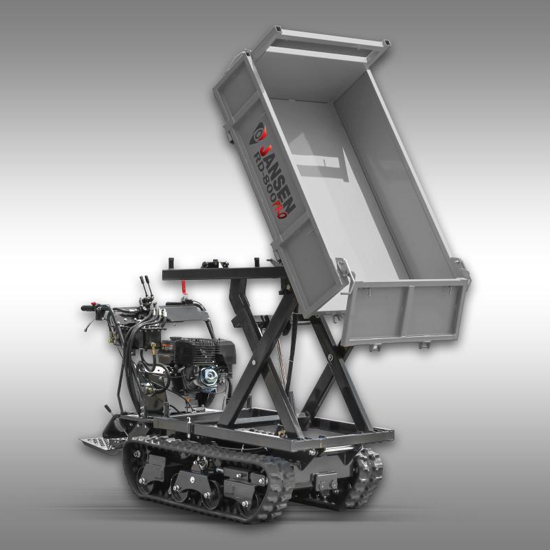 Banddumper RD-800pro, hydraulisk, högtippning,13 HK