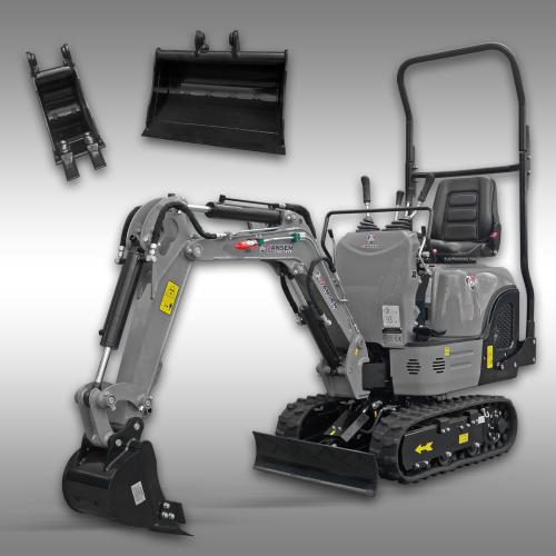 Minigrävare Jansen® MB-800, bensinmotor komplett set