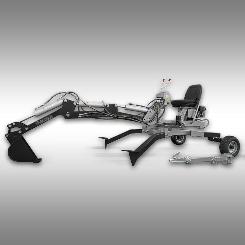 Minigrävare ATV MB-360° rotation 10HK bensin inkl. 20cm skopa