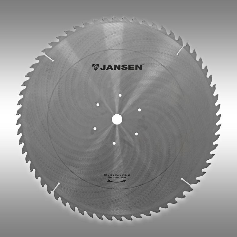 Hårdmetall sågklinga, Jansen® PROLINE, 600 mm