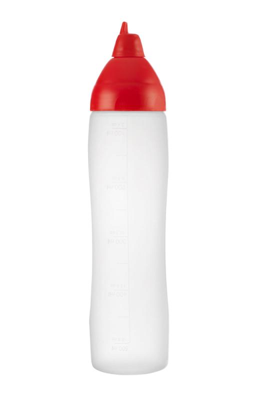 Squeeze sauce bottle 50cl red