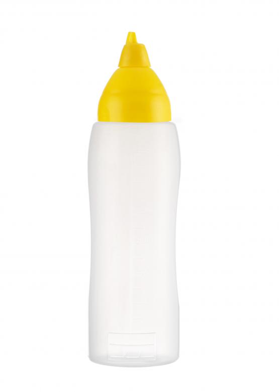 Squeeze sauce bottle 75cl yellow