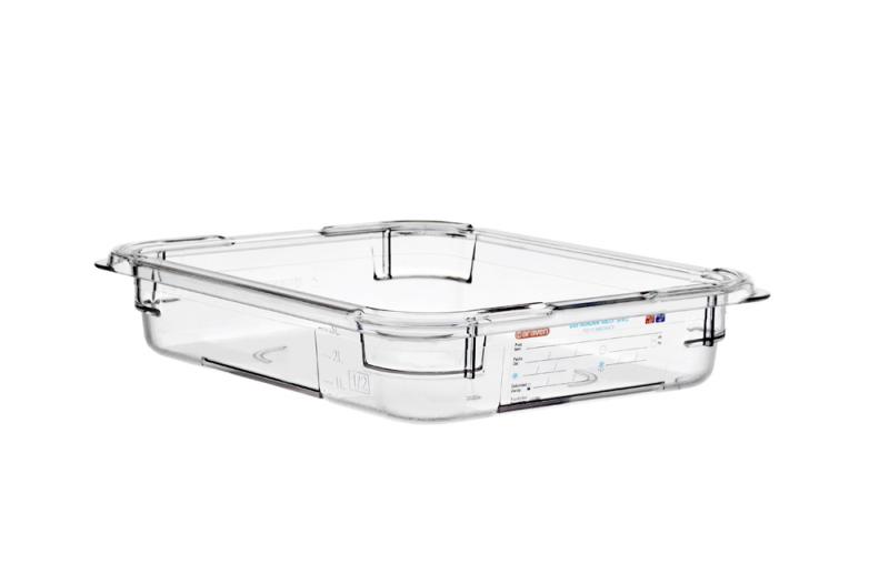Food box pc wo/lid gn1/2 65mm  3,9l transparent