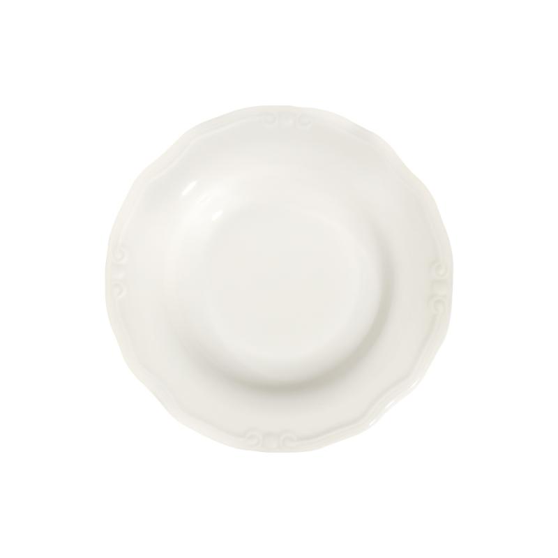 Transparent Tiffany Deep Plate 22 cm 330cc