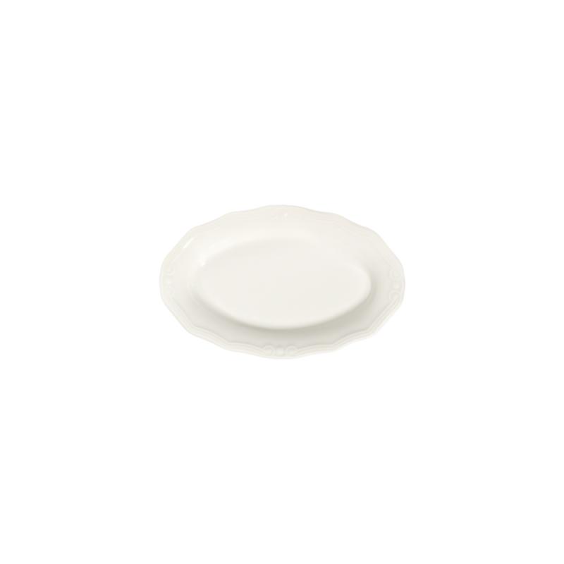 Transparent Tiffany Oval Plate 21 cm