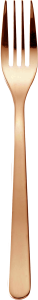 Dessert Fork Soft Mat Copper