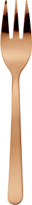 Cake Fork Soft Mat Copper