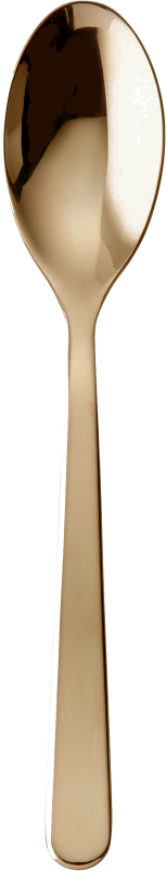 Dessert Spoon Soft Mat Champagne