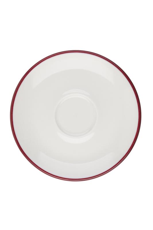 Modest Maroon Lona Espresso Saucer 12 cm