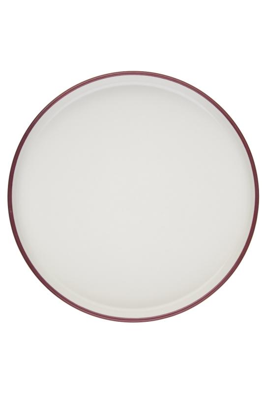 Modest Maroon Stolt Flat Plate 16,5 cm