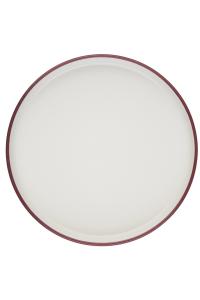 Modest Maroon Stolt Flat Plate 21 cm