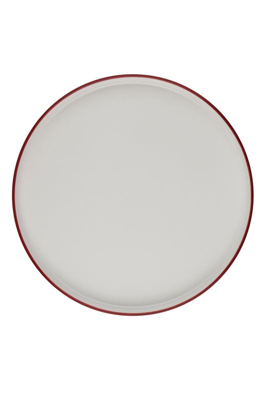 Modest Maroon Stolt Flat Plate 28 cm
