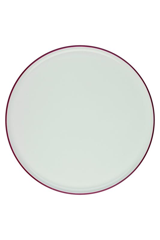 Modest Maroon Mesa Pizza Plate 31 cm