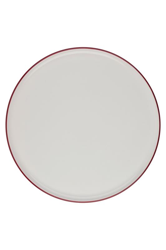 Modest Maroon Mesa Pizza Plate 31 cm