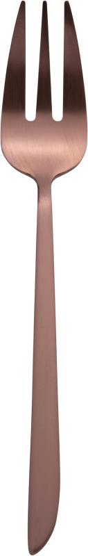 Cake Fork Orca Mat Copper