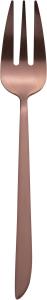 Cake Fork Orca Mat Copper