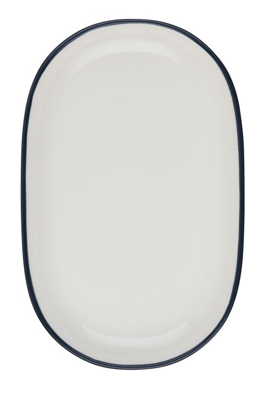 Modest Navy Magnus Oval Platter 23 cm