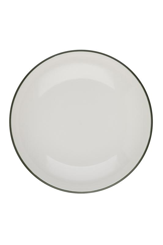 Modest Green Valle Deep Plate 25 cm 1140 cc