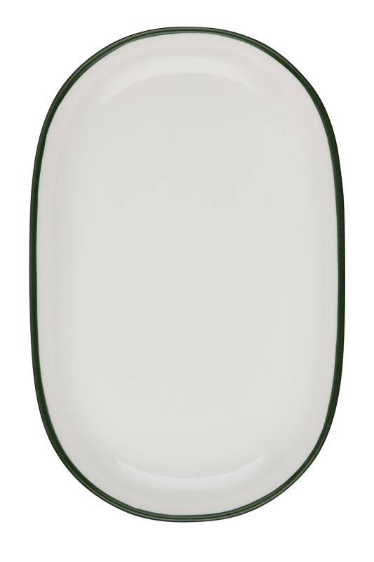 Modest Green Magnus Oval Platter 18 cm