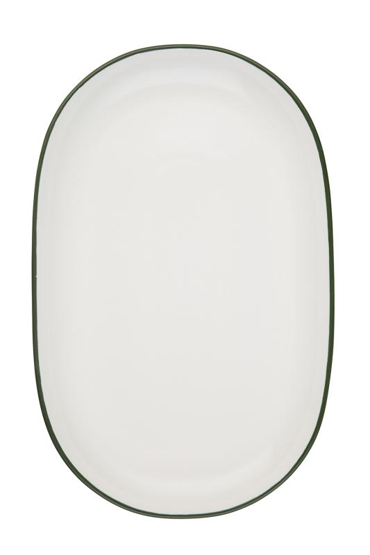 Modest Green Magnus Oval Platter 33 cm