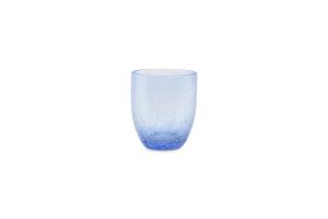 Glass 25cl blue Crackle