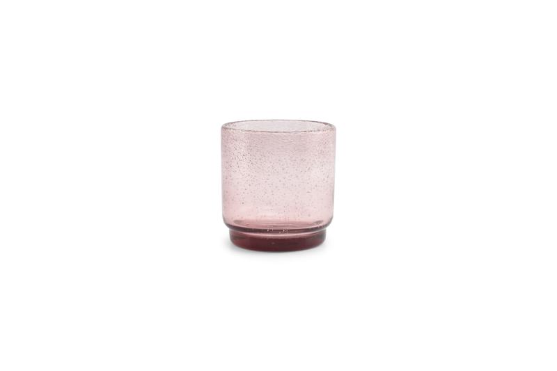 Glass 38cl pink Kolon