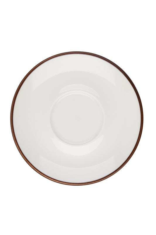 Modest Brown Lona Saucer 12 cm