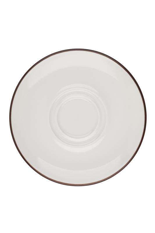 Modest Brown Lona Saucer 16 cm